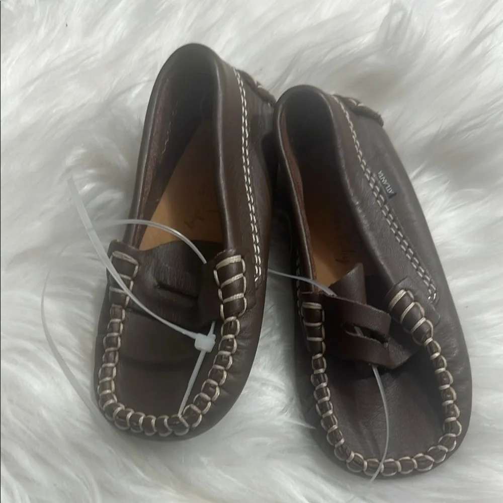 Alanta Moccasin For Babies Size EU 22 US 18-24 Months Brown Leather lining